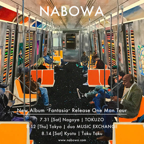 NABOWA New Album “Fantasia” Release One Man Tour
