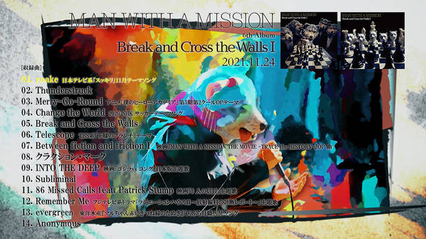6th album「Break and Cross the Walls Ⅰ」TEASER
