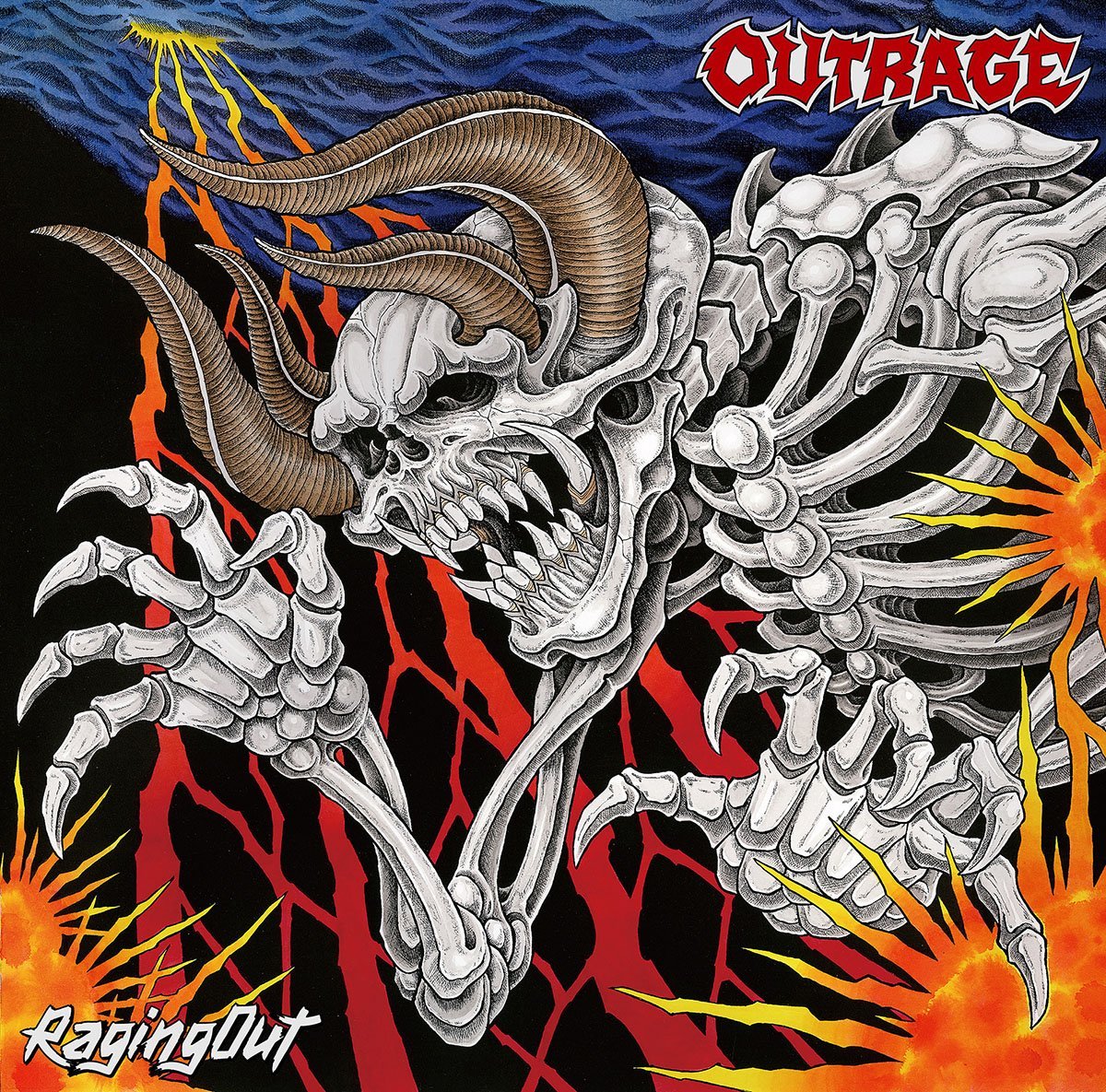 「Hammer Down and Go」収録アルバム『Raging Out』／OUTRAGE