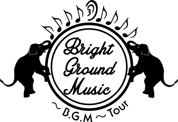 「Bright Ground Music ～B.G.M～ Tour」ロゴ (okmusic UP's)