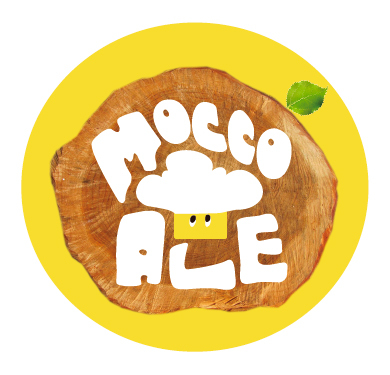 オリジナルビール「MOCCO ALE」ロゴ (okmusic UP's)