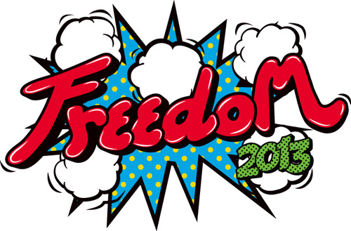 『Freedom aozora 2013』ロゴ