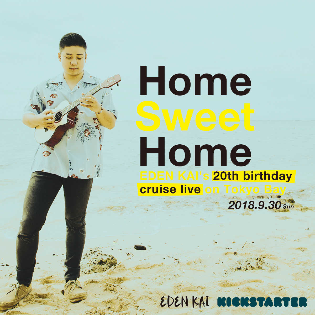 『Home Sweet Home ? EDEN KAI’s 20th birthday cruise live on Tokyo Bay』イベント告知画像