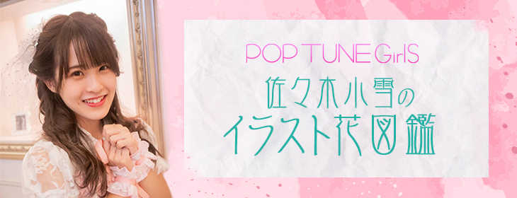 『POP TUNE GirlS 佐々木小雪のイラスト花図鑑』